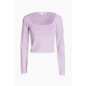 A.L.C. NWT Belle Deep Lilac Square Neck Long Sleeve Top Size‎ XS MSRP $325